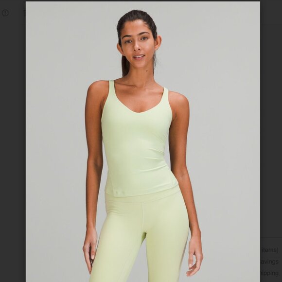 lululemon Align Waist-Length Tank Top - Mint - Size 6 - Picture 4 of 4
